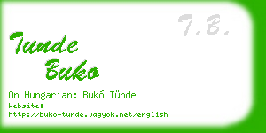tunde buko business card