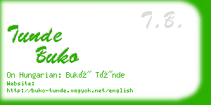 tunde buko business card